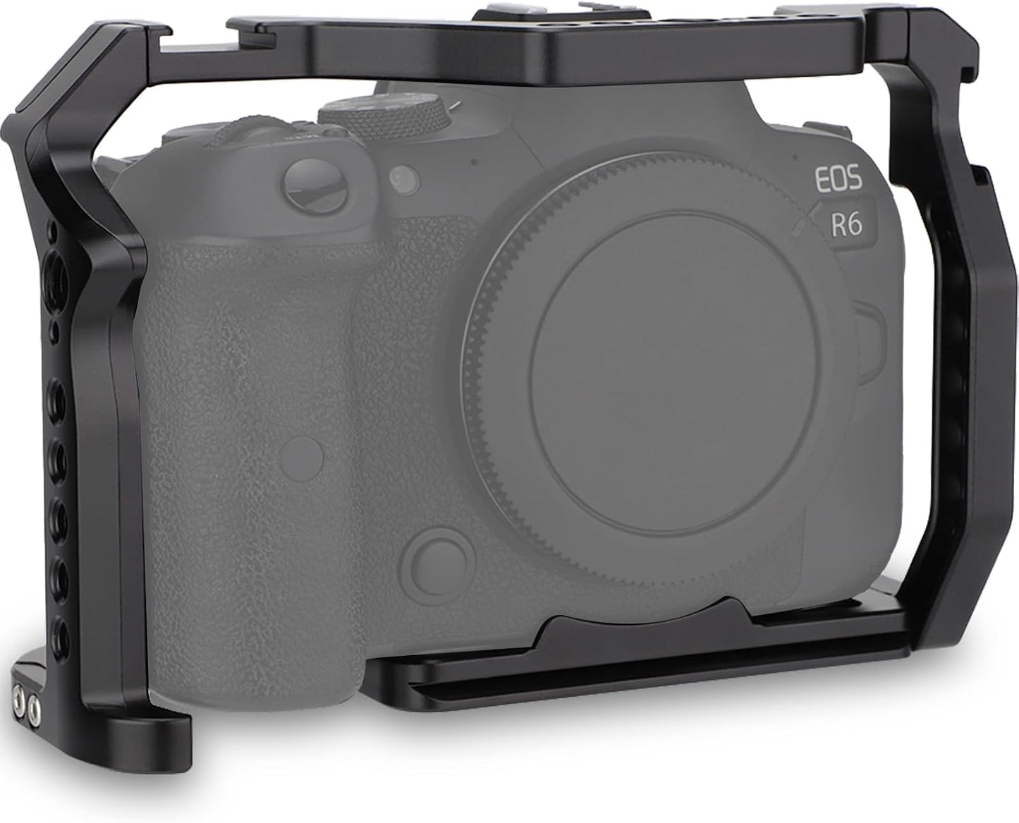 Leftfoto R5 R6 Camera Full Cage for Canon Mirrorless,Extension Mount Microphone Fill Light Bracket Filming