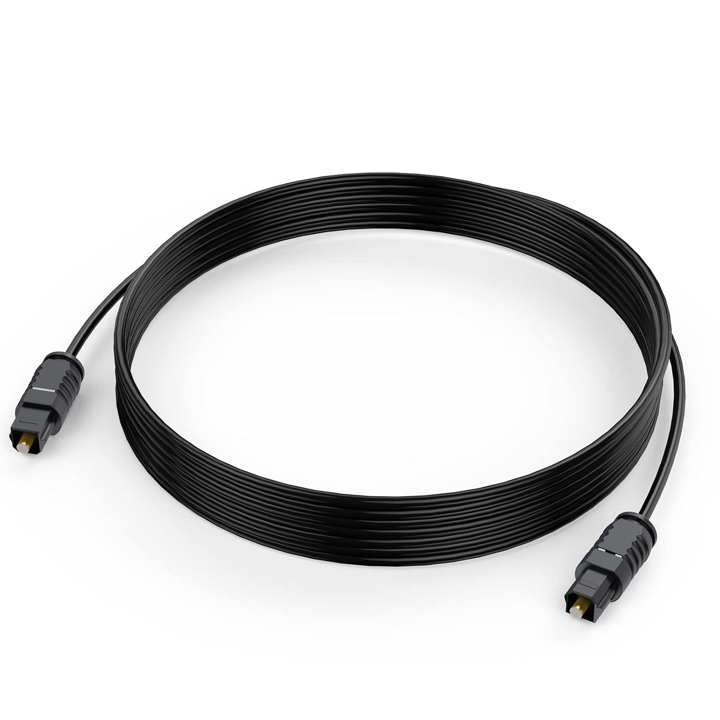 10 PS4 Optical Audio Cable feet, Digital Optical Audio Cable Ultra Thin Cord, Toslink SPDIF Fiber Optic Cable