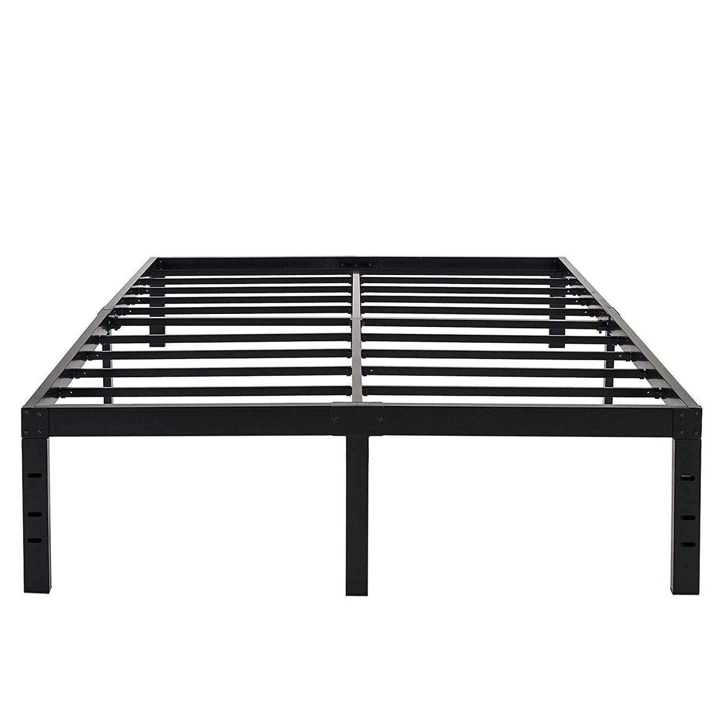 45MinST 18 Inch Maximum Storage Bed Frame/Reinforced Platform /3500lbs Heavy Duty/Easy Assembly/Mattress Foundation/Steel Slat/Noise Free, King