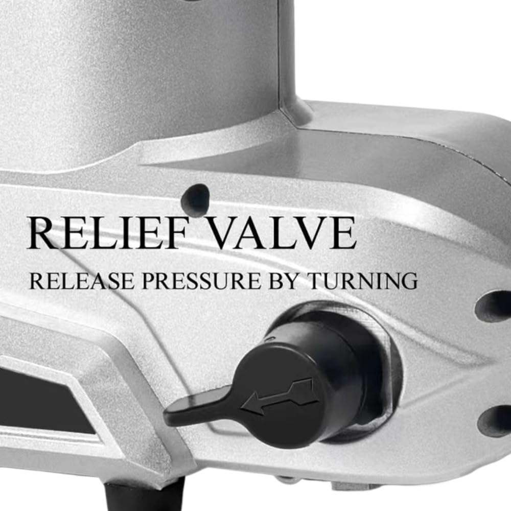 High-Pressure Airless Paint Sprayer,1600W Emulsion Paint Sprayer,Water-Based Latex Paints Airless Sprayer w/ 16.4ft Hose for Spraying Operations Indoor/Outdoor Fire Prevention 110V