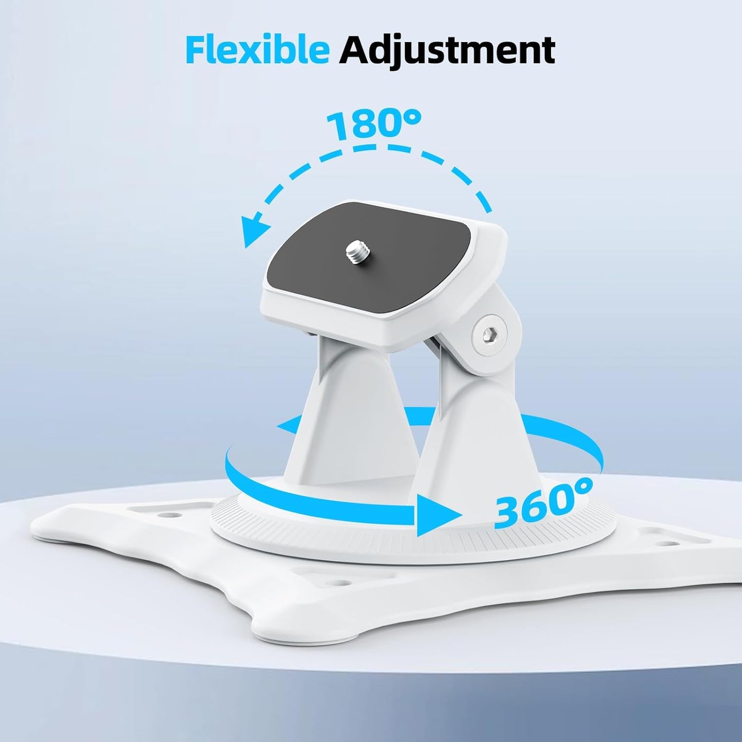 Bettdow 1/4" Setup 360-Degree 240g Projector Stand, Screw, Adjustable with Easy and Rotation for Projectors