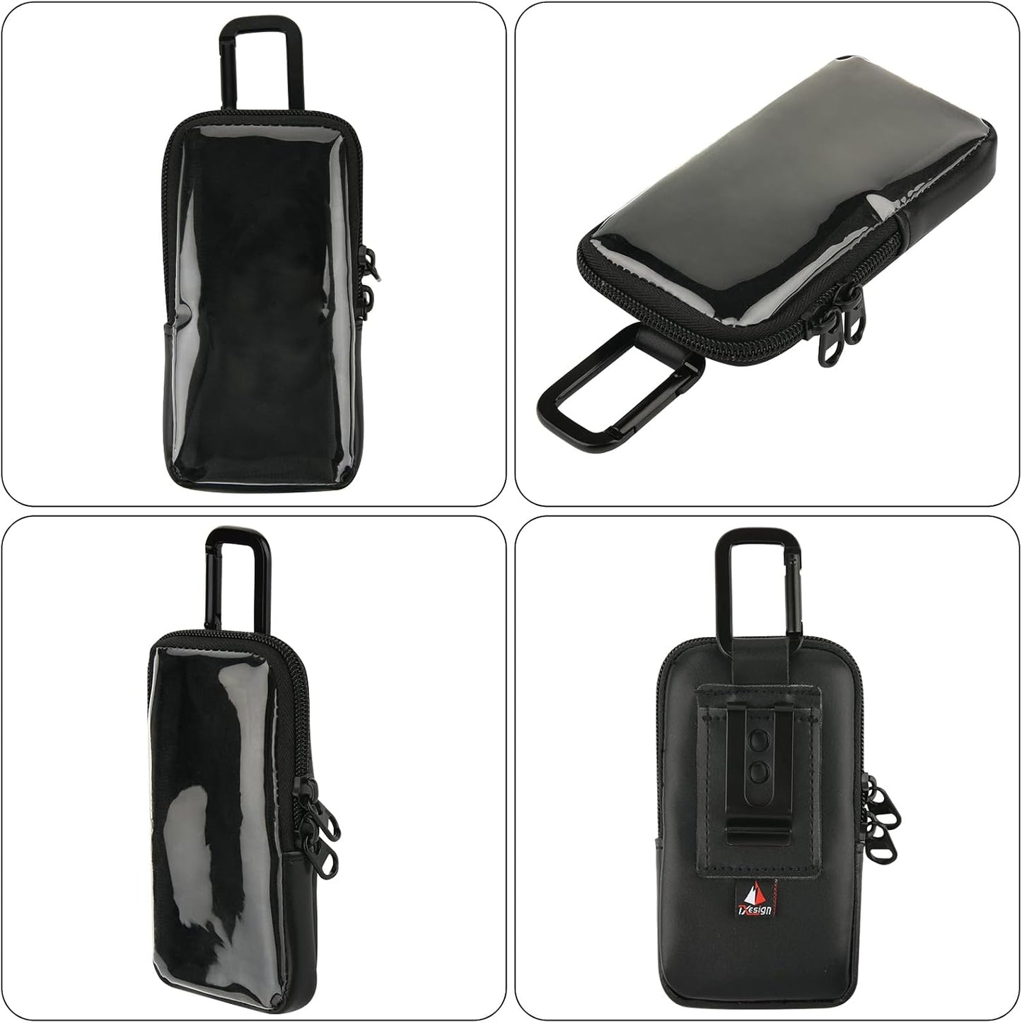 TXEsign 7th/6th/5th 5/5s/5c, MP3 MP4 (1 Pack) Travel Carrying Case Bag with Clear Window for iPod Touch Gen and iPhone