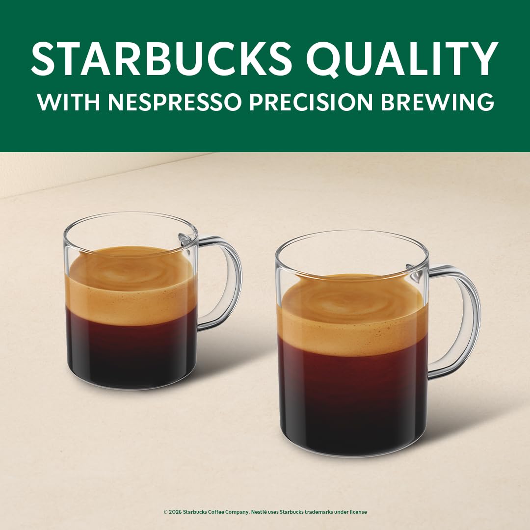 Starbucks by Nespresso Vertuo Coffee Pods Variety Pack - Blonde, Medium & Dark Roast, 30-Count, 7.8 oz.