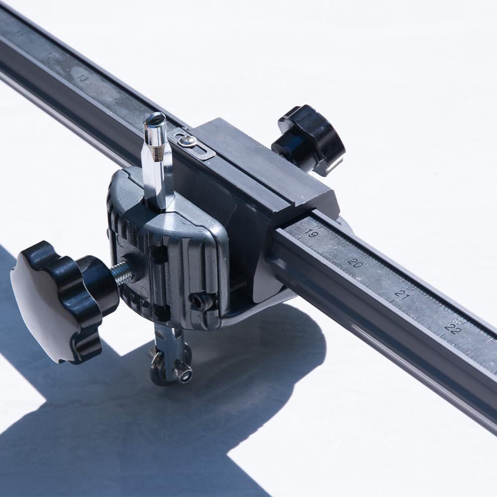 T Shape Manual Tile Cutter Professional Large Format Tile Cutter Heavy Duty Tile Cutting Machine with 3-Piece 1M Rail Guide for Porcelain, Granite, Marble, Ceramic