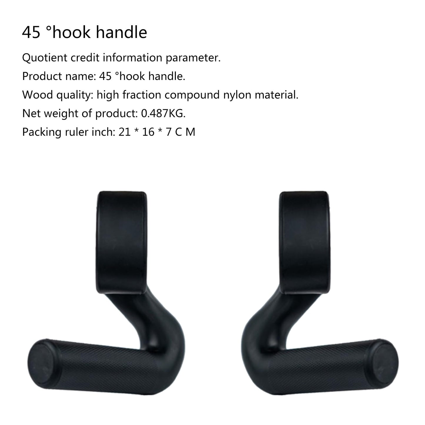 LOXGO Nonslip Fitness Hook Handle Grip Pulls Up Resistance Band Handle Cable Machine Attachments for Strength Training Pulls Up Resistance Band Handle