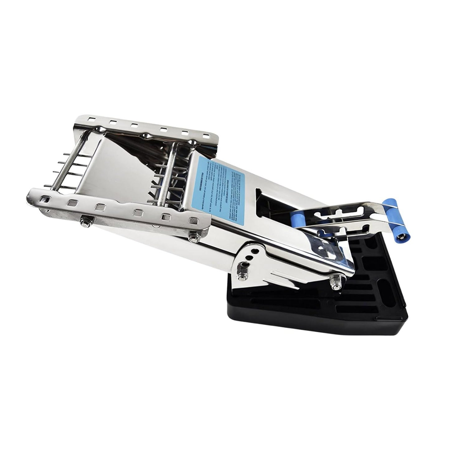 MARINE CITY Aluminum Outboard Motor Bracket, 2-Stroke, Retractable, Spring-Loaded, Up to 115 lbs, Adjustable Mount, Plastic Base, for Powerboats and Yachts (20 HP)
