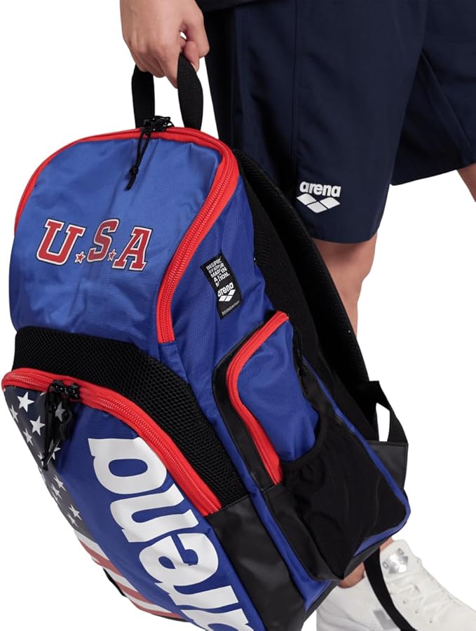 Arena Spiky III Backpack 35 Unisex Travel Gym Rucksack for Men and Women, Training Gear Equipment Bag for Swimmers, 35 Liters