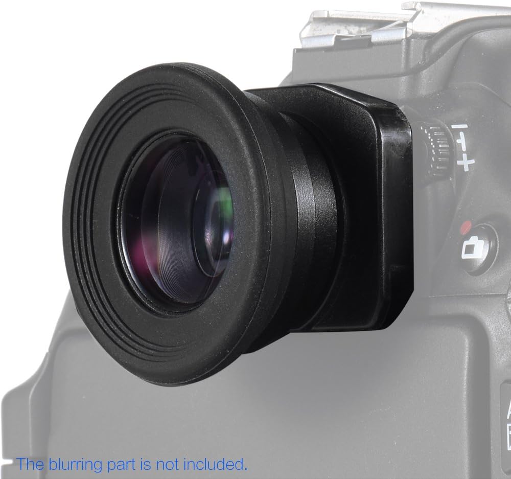 1.51X 2 Viewfinder Eyepiece Magnifier Eyepiece Eyecup Short Sighted Viewfinder Helper for DSLR Cameras, Anti Fog