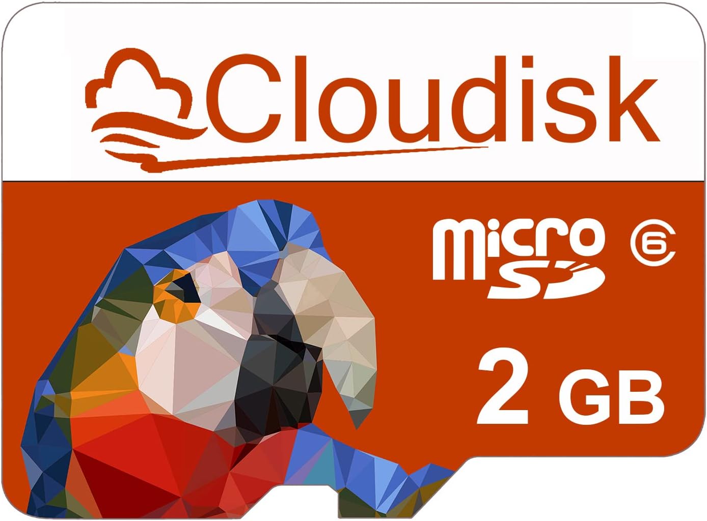 Cloudisk Pack 10 2GB C6 (2GB) of Parrot-Prime Micro SD Card Flash Memory Card with SD Adapter, Card Reader
