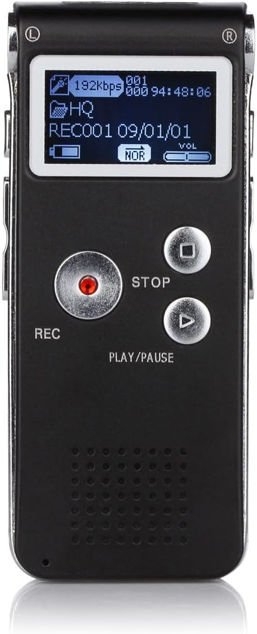 Century Accessory 8GB 650HR MP3 Digital Audio Voice Recorder Dictaphone Portable Player USB Drive