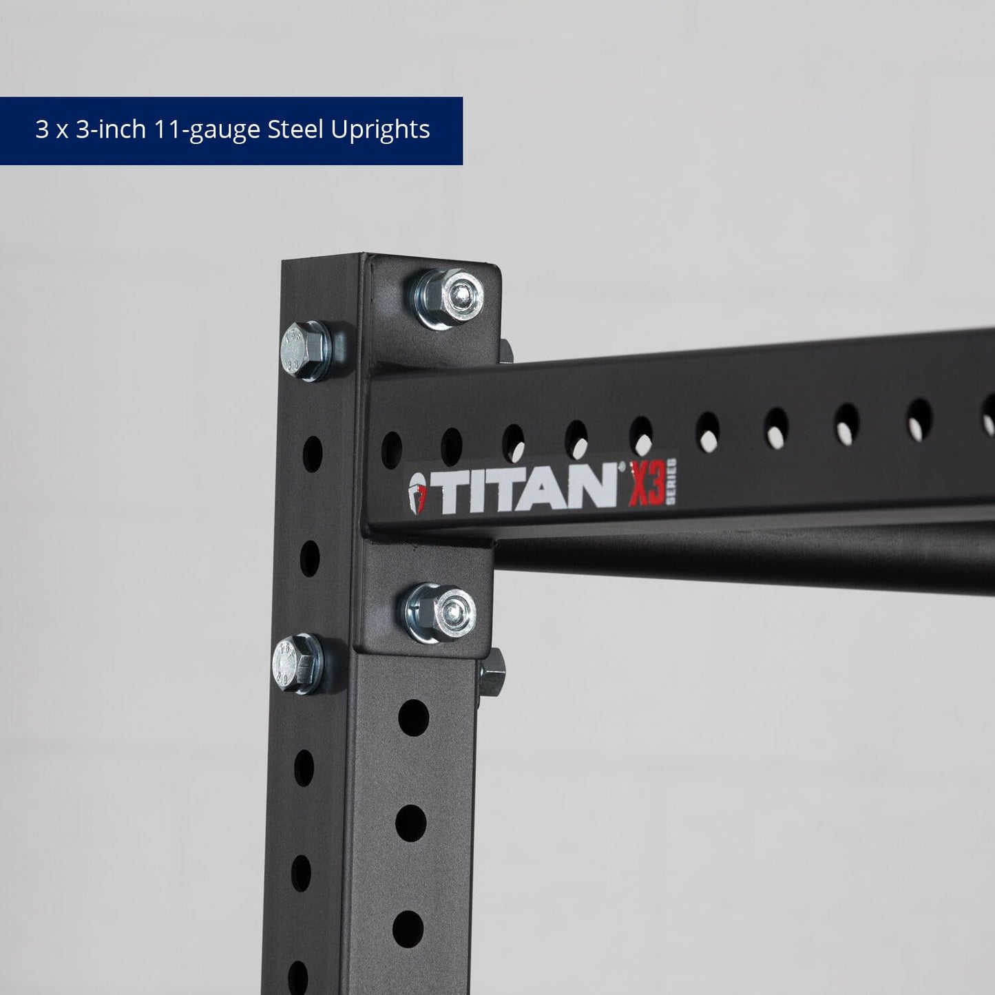 Titan Fitness X-3 Series Tall Bolt-Down Power Rack 36-in. Depth