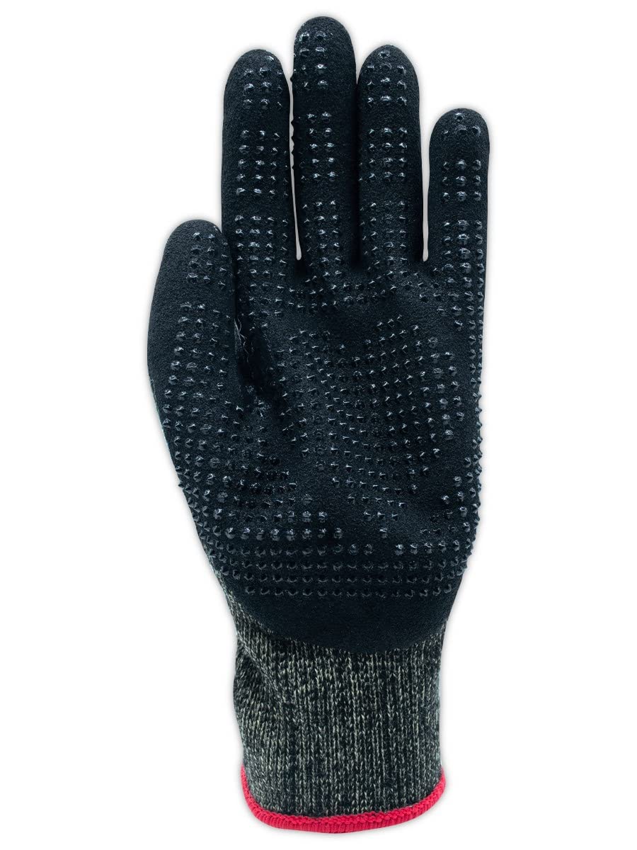 MAGID D-ROC ANSI A2 Heat-Resistant Work Gloves with Sandy Nitrile Coating, 12 Pairs, Size 11/2XL, GPD249