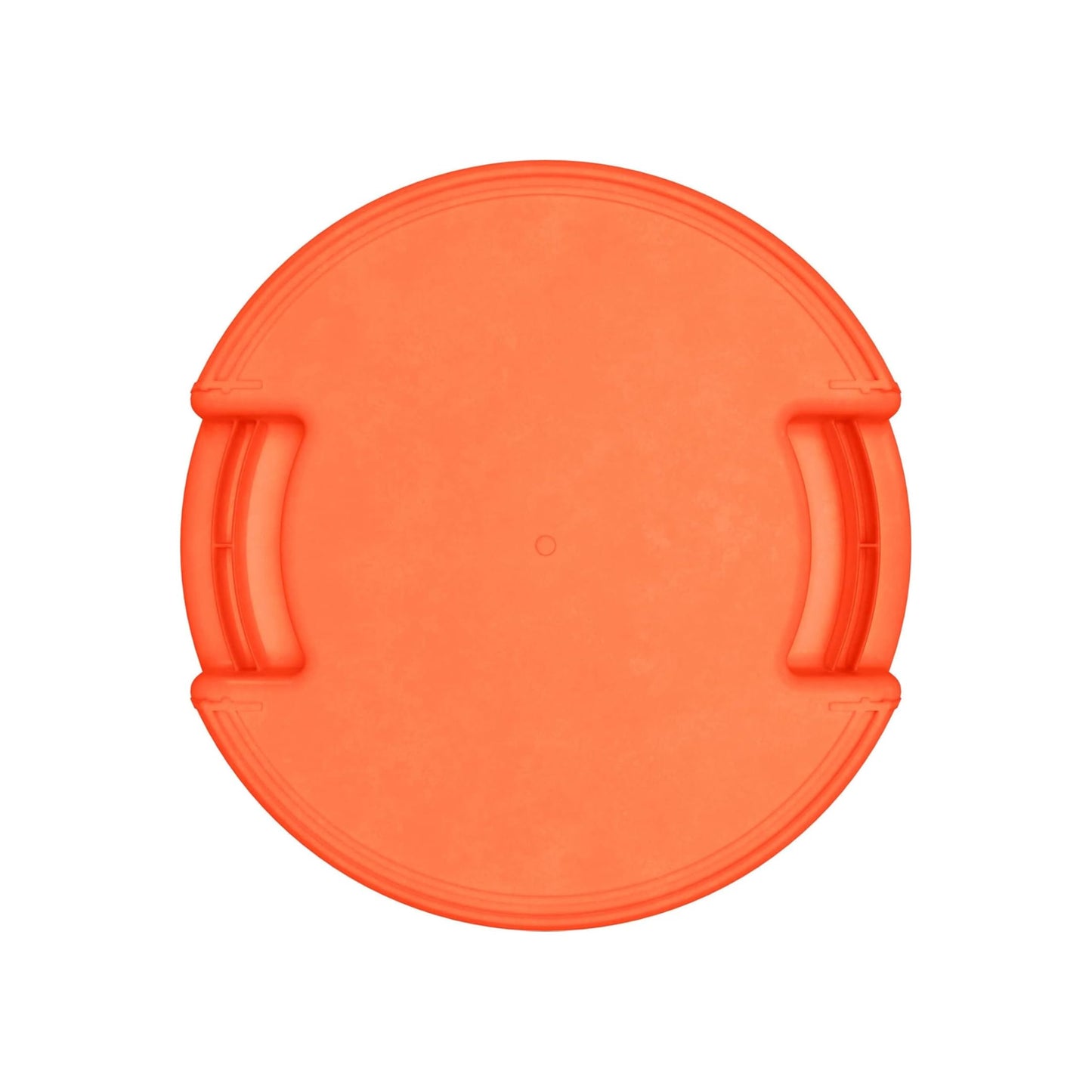 SPARTA Bronco Waste Container Trash Container, Round Trash Bin for Disposal, 10 Gallons, Orange, (Pack of 6)