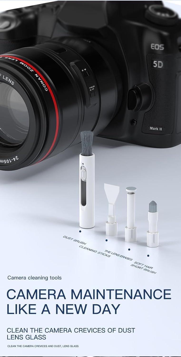 Ryaacphi Multi-Functional Electronics Cleaning Kit, Charging Port Cleaner, for Mobile Phones, Headphones, Computer