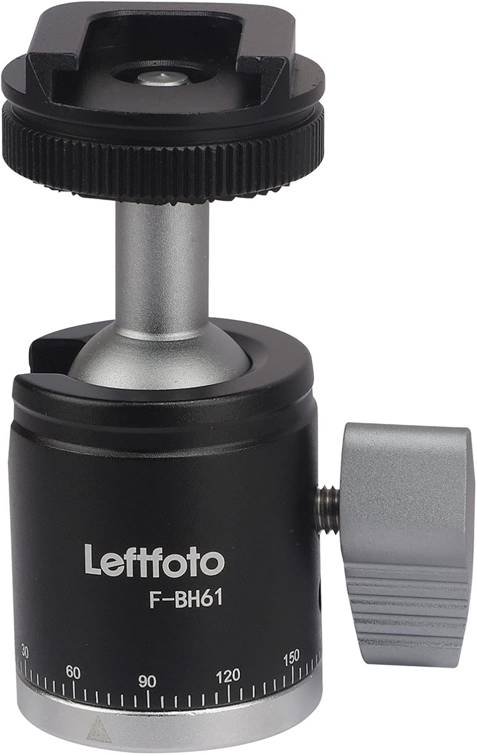 Leftfoto 360 90Tilt 1/4" Camera Tripod Mini Ball Head Adapter Degree Rotatable Pan with Cold Shoe Mount with Screw