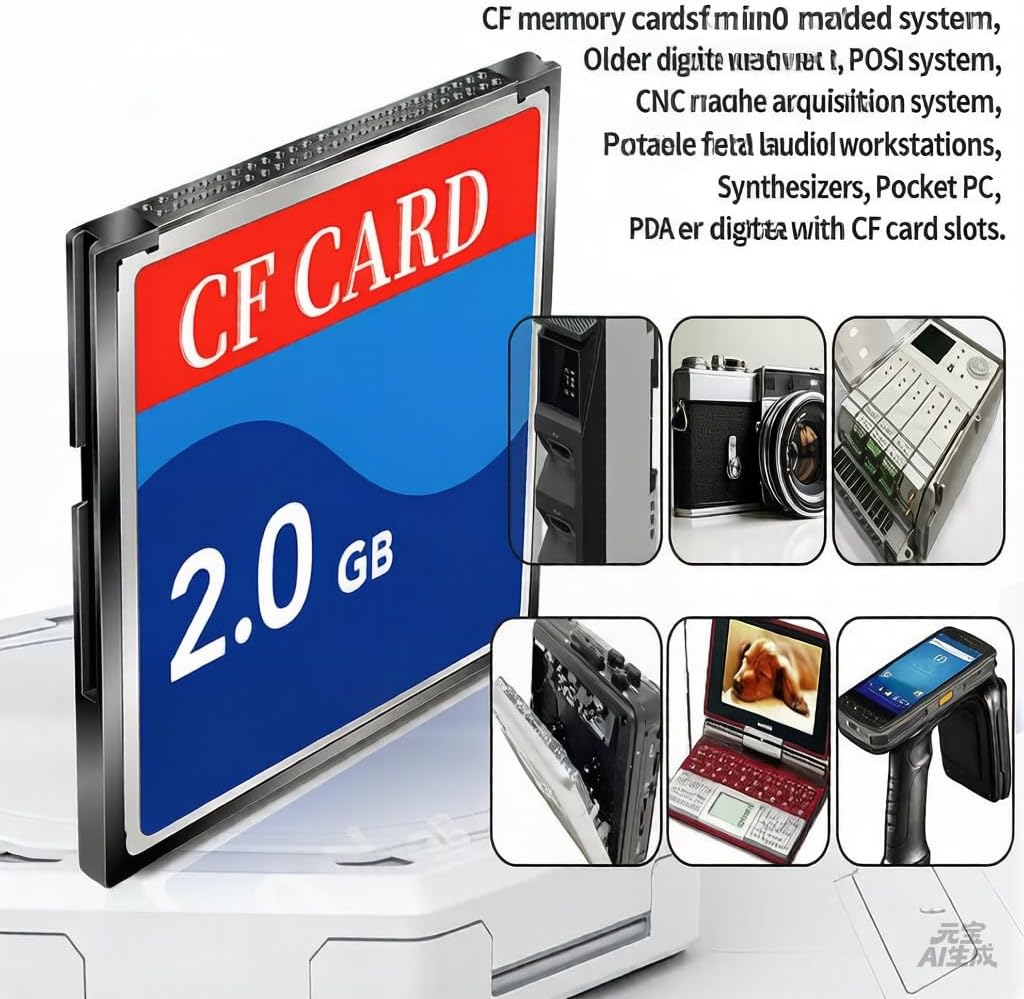 Mrekar 256MB (2-Pack) N64 High-Performance CF Card - Perfect for Cameras, Consoles & More | Fast Data Transfer |