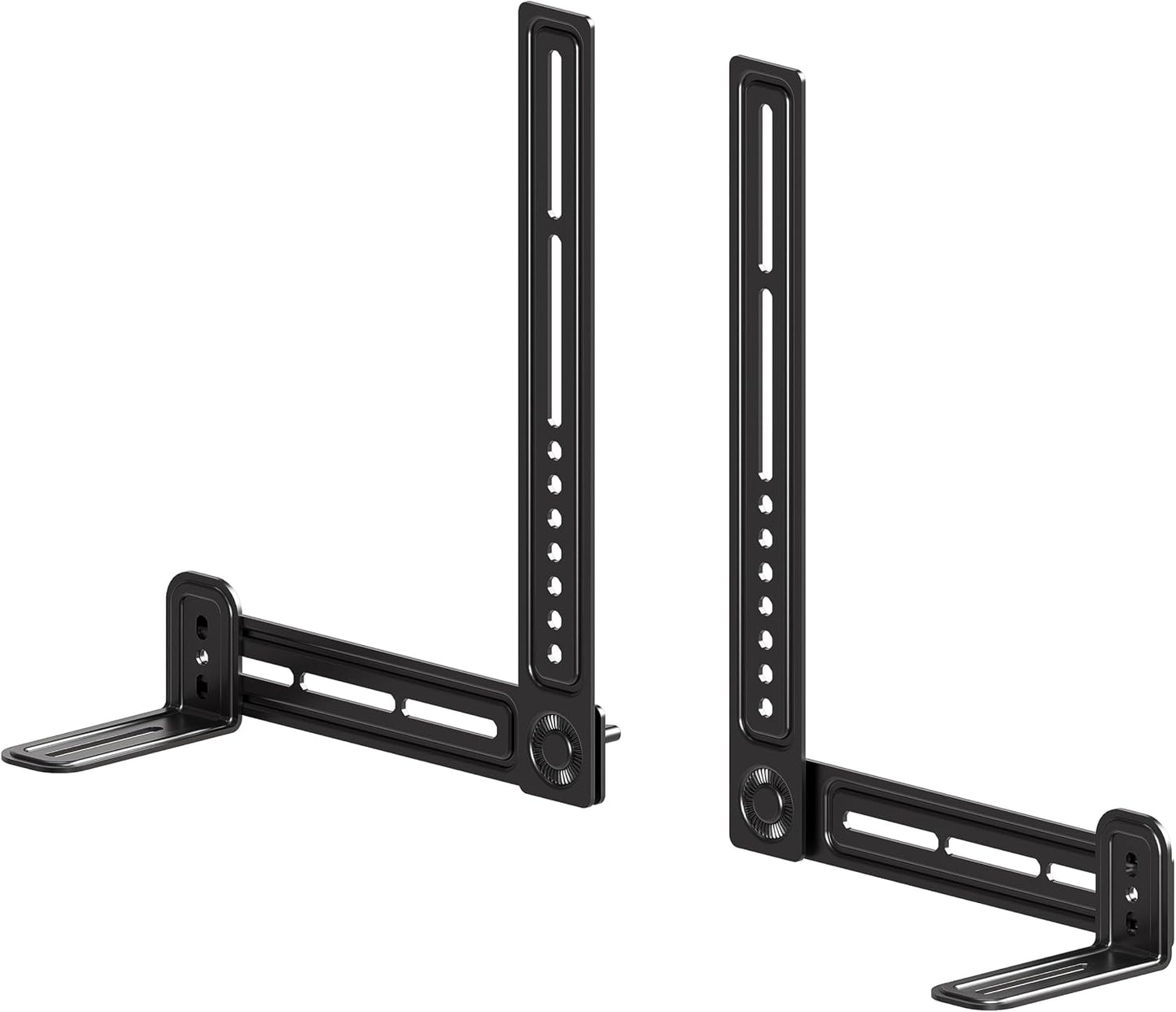 C YECEN 22Lbs, Sound Bar Mounts Under TV or Above TV, Soundbar Mount Hold Up to with Detachable Extension Arms