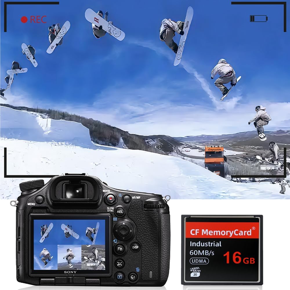 Mrekar 16GB 60MB/s Original high Speed CF Memory Card UDMA Speed Up to SLR Camera CF Card
