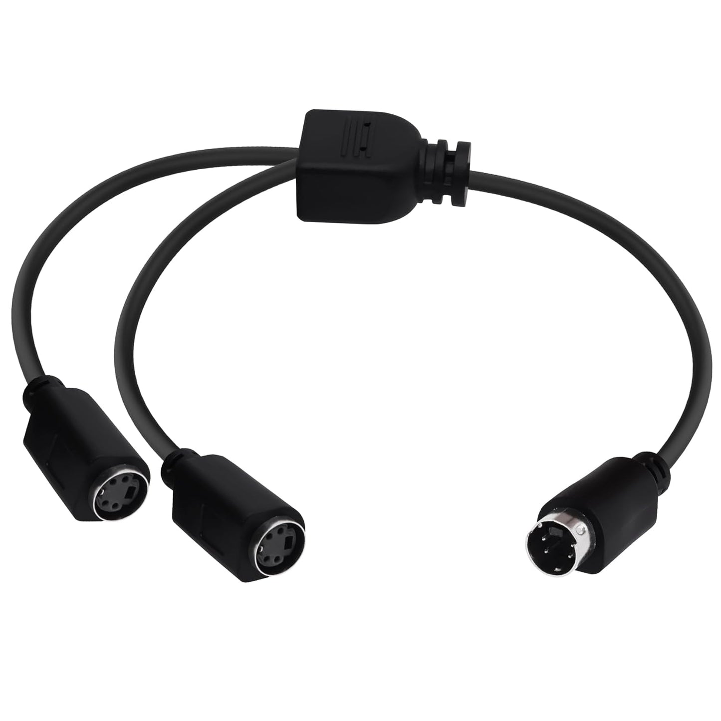 YARCHONN 4 4 -30cm S-Video Cable Mini Din Pin SVideo Y Splitter Extension Cable Pin Mini Din SVHS Y Splitter Lead Cord