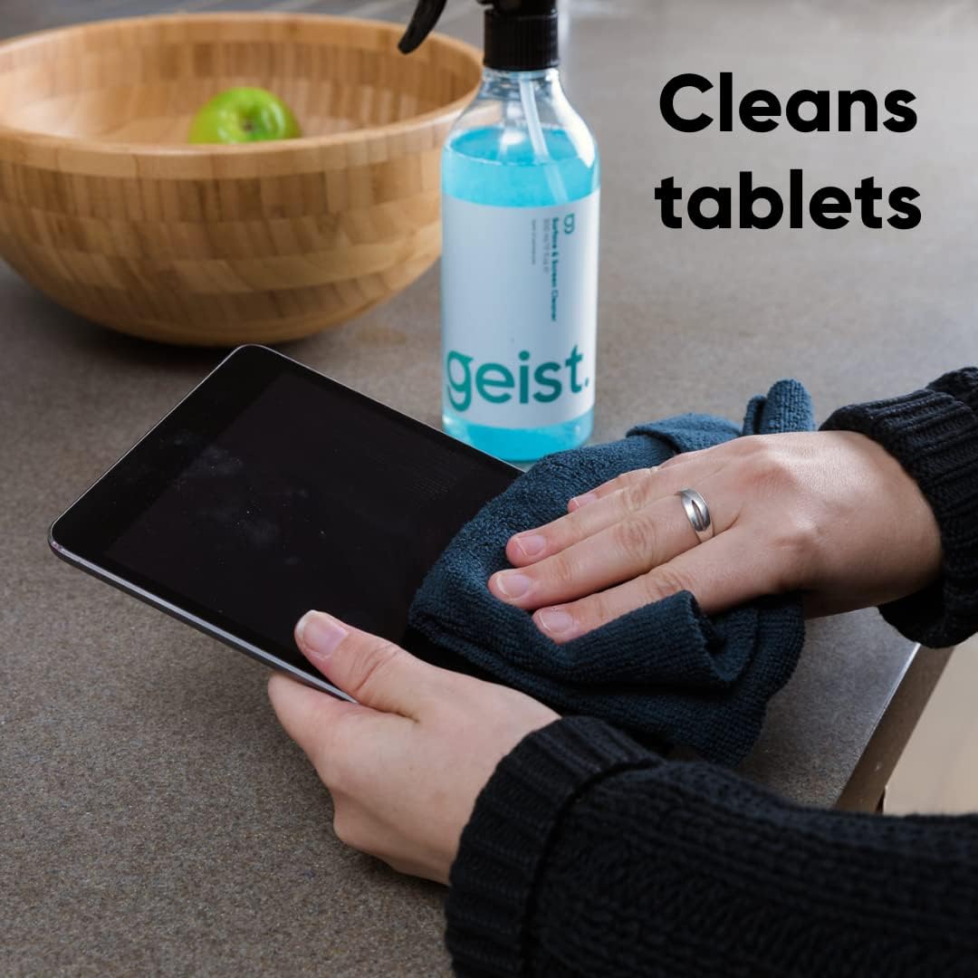 500 ml 16.75 fl.oz Geist. Surface & Screen Cleaner | Cean Glass, Metal, Leather, Vinyl & Plastic | Cockpit, Dashboard