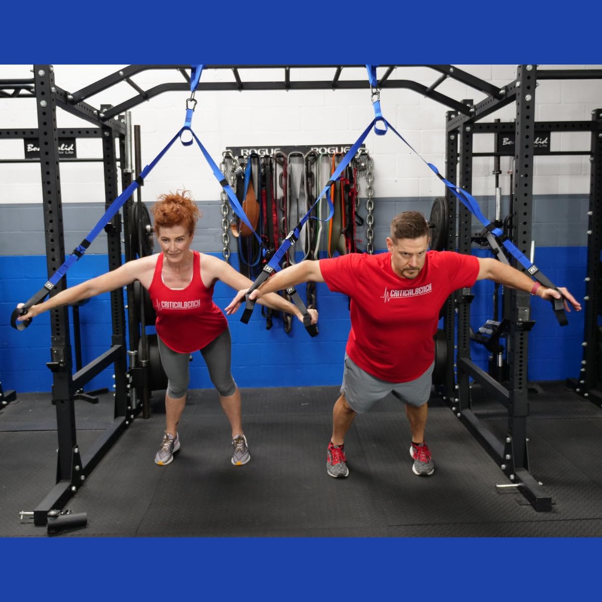 Critical Bench Suspension Training Straps – Full Body Workout Equipment for Home, Gym & Travel | Adjustable Resistance Straps for Strength Training, Core, Flexibility & Balance