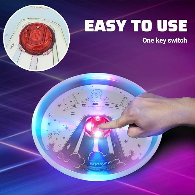 Eastgoing Outdoor Flying Disc 175 Gram, 10.75 Inch Sport Disc ，Loads of Colors Available, Suitable for Competitions, Team Flying Disc for Beach, Park, Pet, Camping and More,