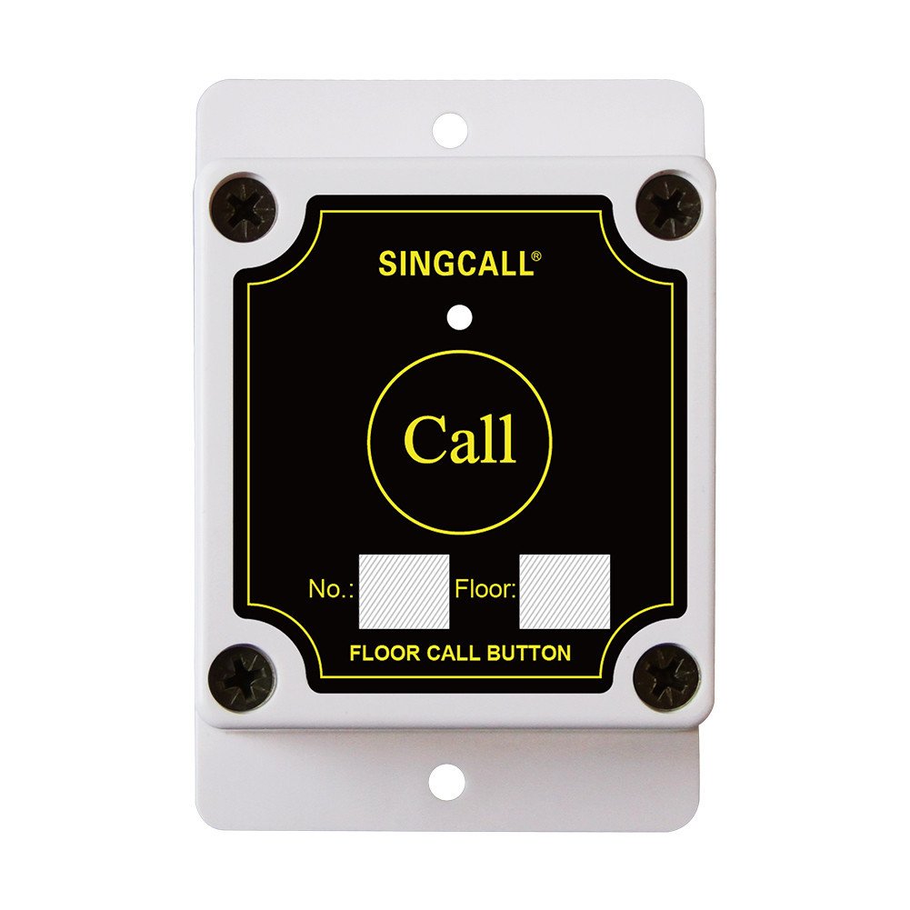 SINGCALL Wireless Construction Site Calling System, for Calling Elevator, Wireless Service System, Storage Battery Can Last 5 Hours