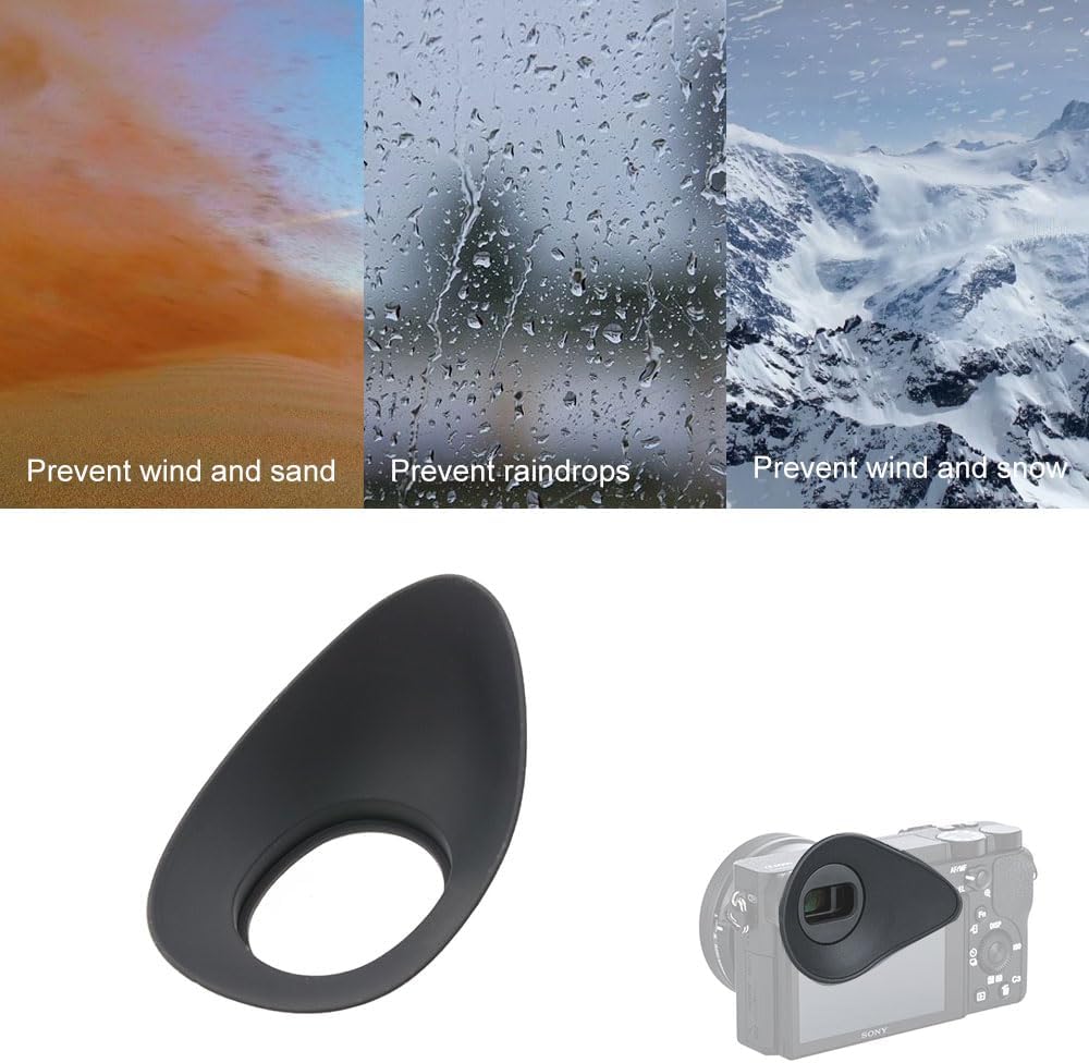 CASYDYEN PXW-X280 EX280 NX3 Z5C PD198P Eyepiece Eyecup Eye Cup for Sony Video Camera, Soft Camera Viewfinder