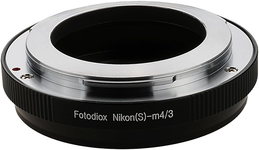 M4/3) Fotodiox Lens Mount Adapter for Nikon Nikkor S, Contax RF, or Kiev Rangefinder External Bayonet Lenses to Micro