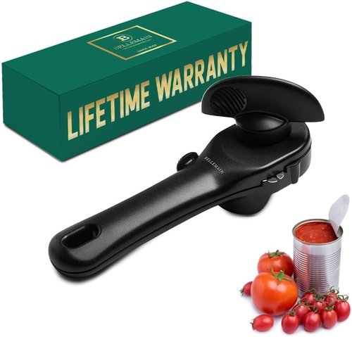 Bellemain Stainless Steel Can Opener - Ergonomic Manual Design for Smooth Edge Cutting | Perfect for Home Chefs