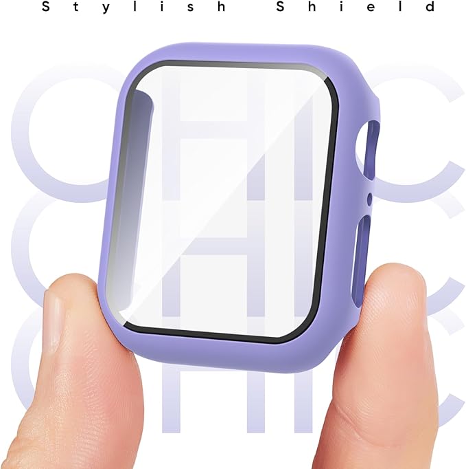 Compatible for Apple Watch Series 11 10 Band 42mm and Case with Screen Protector, Soft Silicone Sport Strap Bands and Protective Cover with Tempered Glass for iWatch Series 11 10