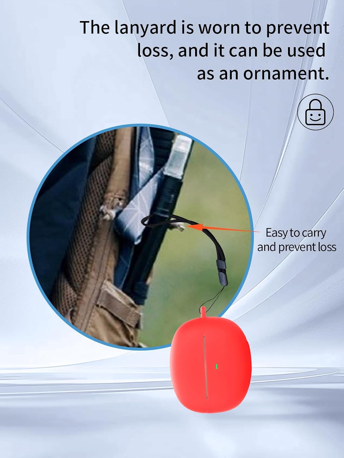 UYRUREL MC1 Compatible with Baseus Bowie Open-Ear TWS Earbuds,Premium Silicone Shockproof Protection Skin Touch