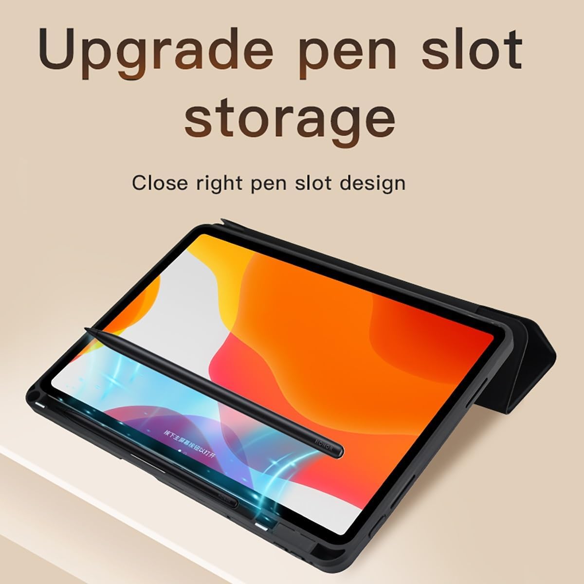 LGZADD 11/10.95 Compatible with Huawei Matepad Smart Tablet Cover Case,Slim Protective Folio Shell Cover,Could