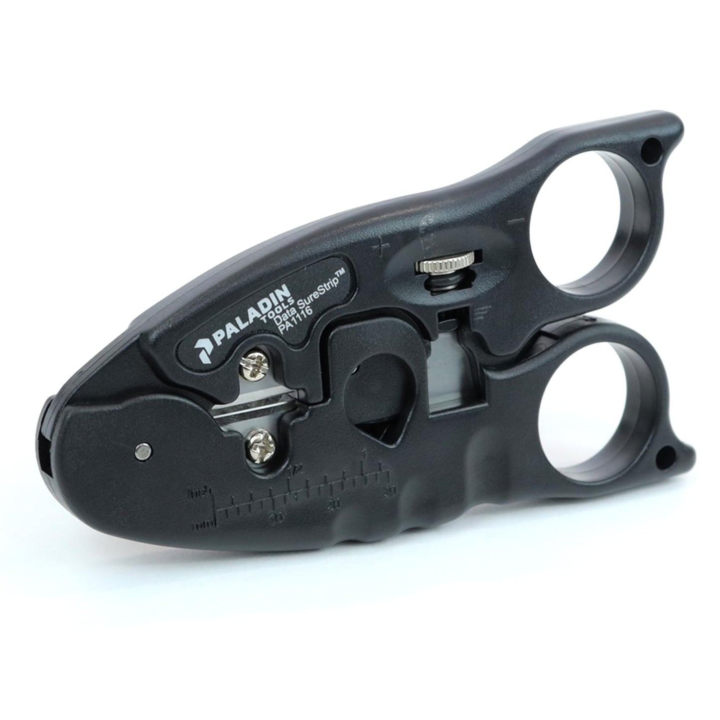 Paladin Tools PA4908 Network Tool Kit - VDV Technicians Kit - Wire Cutter, Wire Stripper, Scissors, Punchdown Tool, Plugs - RJ45 RJ11 RJ12 RJ22 (POE Ethernet)