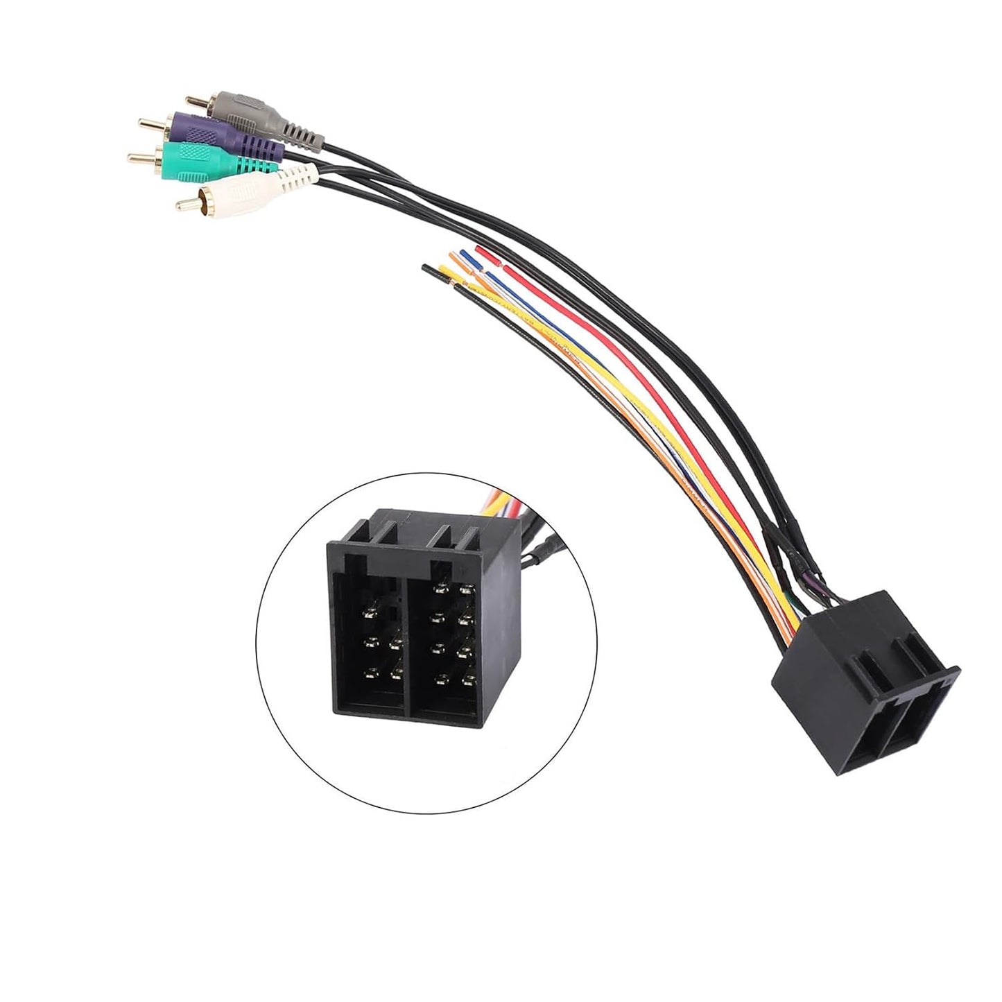 MAGIC MOTO 70-1786 Car Stereo Radio Wiring Harness Amplifier Integration Wire Adapter Plug for Mercedes Benz, for Audi