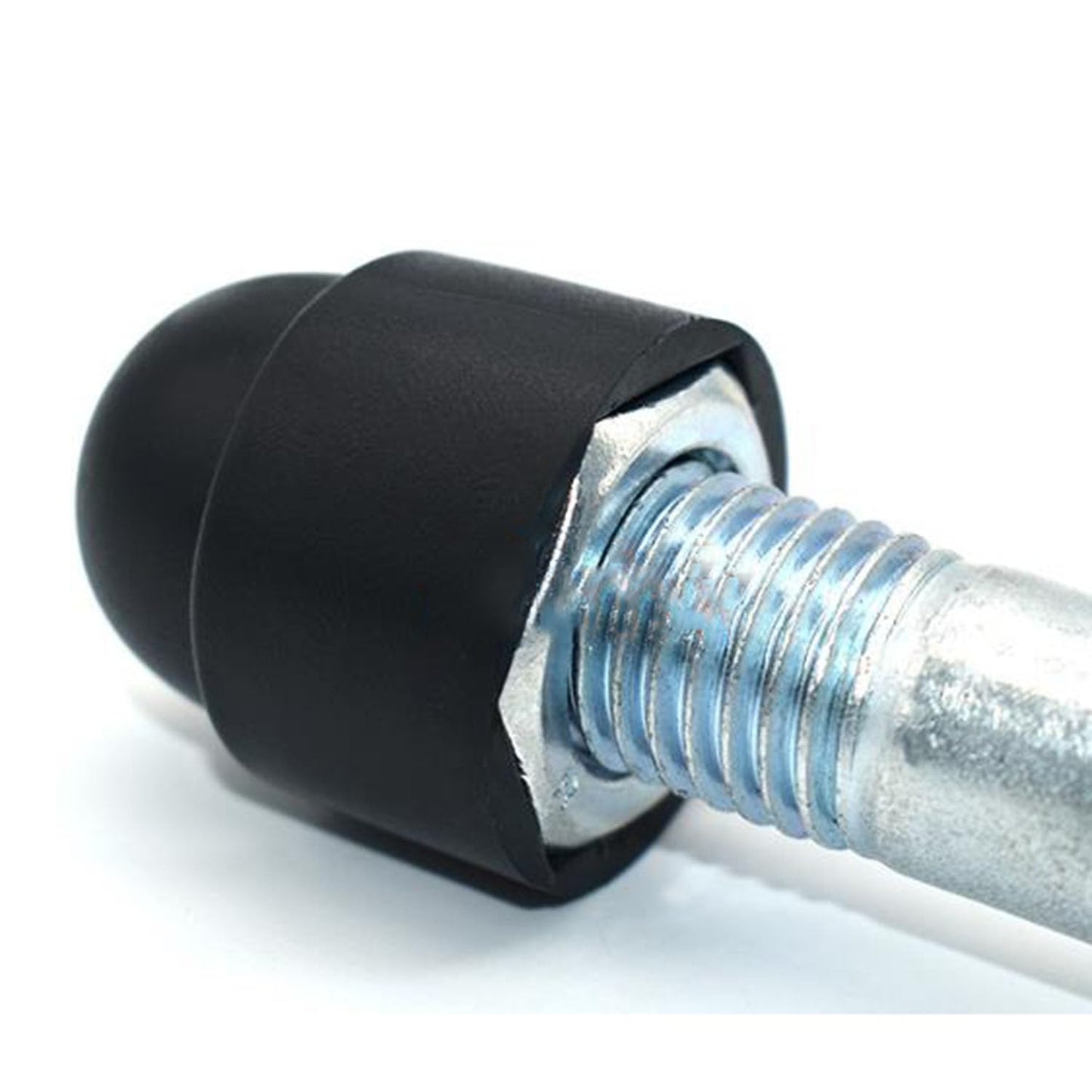 Meuey Lyot-Bolt Nut Protection Cap Black Hex Head Nylon Bolt nut Protective Cover M8x14 mm-30PCS