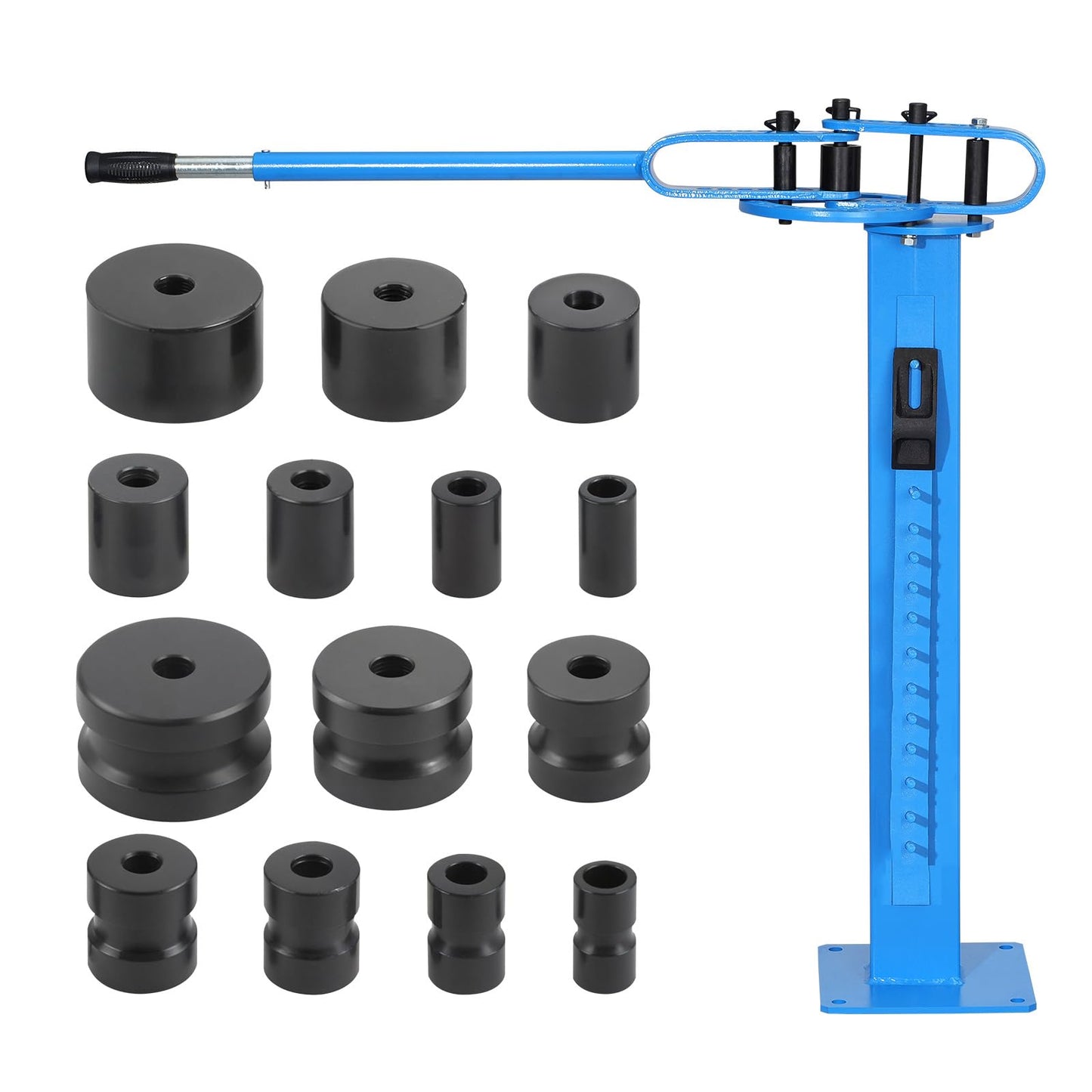 VEVOR Manual Bending Machine, Pipe Tube Bender with 14 Bending Dies, 200° Heavy-Duty Tube Bending Tool for Copper Aluminum Iron Pipes, Ideal for HVAC Air Conditioning Refrigerator Auto Repair