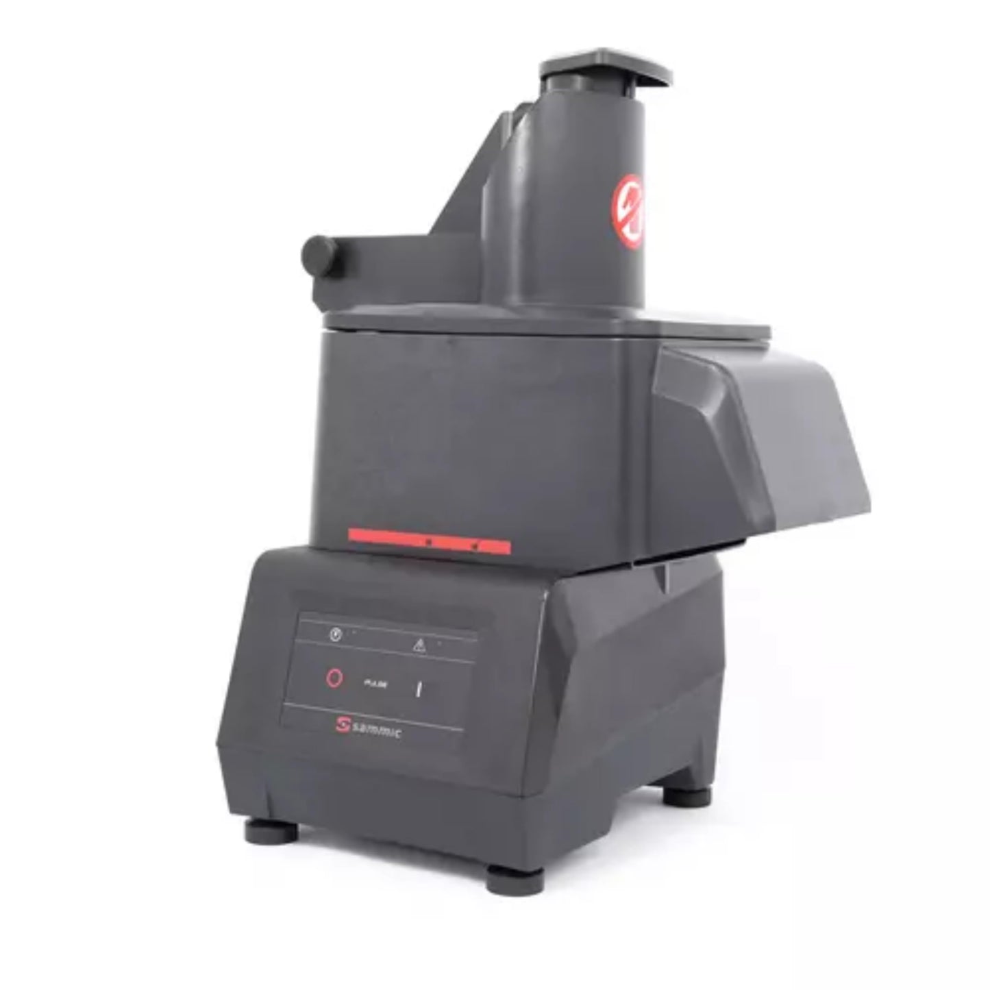 Sammic CA-21 2D (1050954) Commercial Food Processor, Countertop Vegetable Prep Machine, Continuous Feed, 770 lbs/hr, 1800 RPM Fixed Speed, Includes 4 mm Slicing and 2 mm Shredding Discs, 120 V