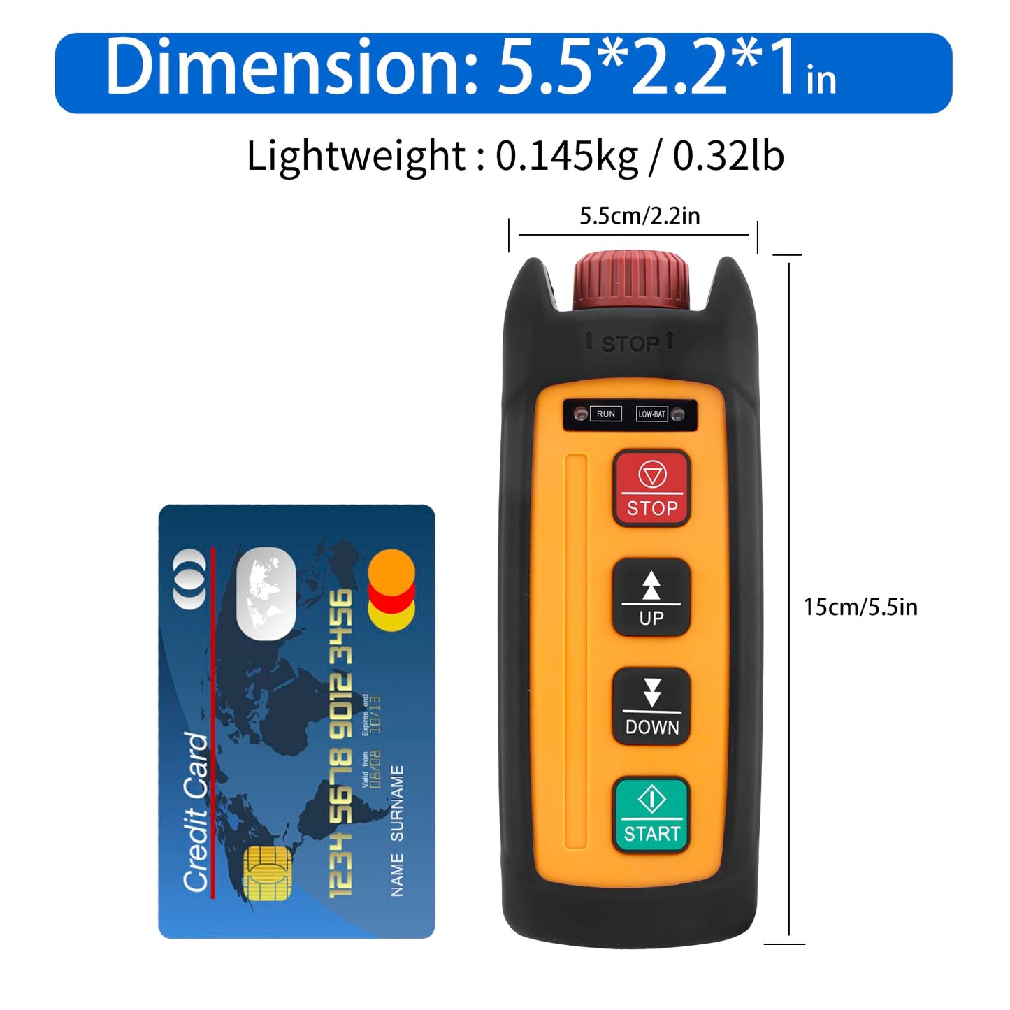 Mini Wireless Overhead Hoist Crane Remote Control 2-Channel 220V 380V Industrial Winch Lift Radio Crane Remote Controller 2 Transmitters and Receiver