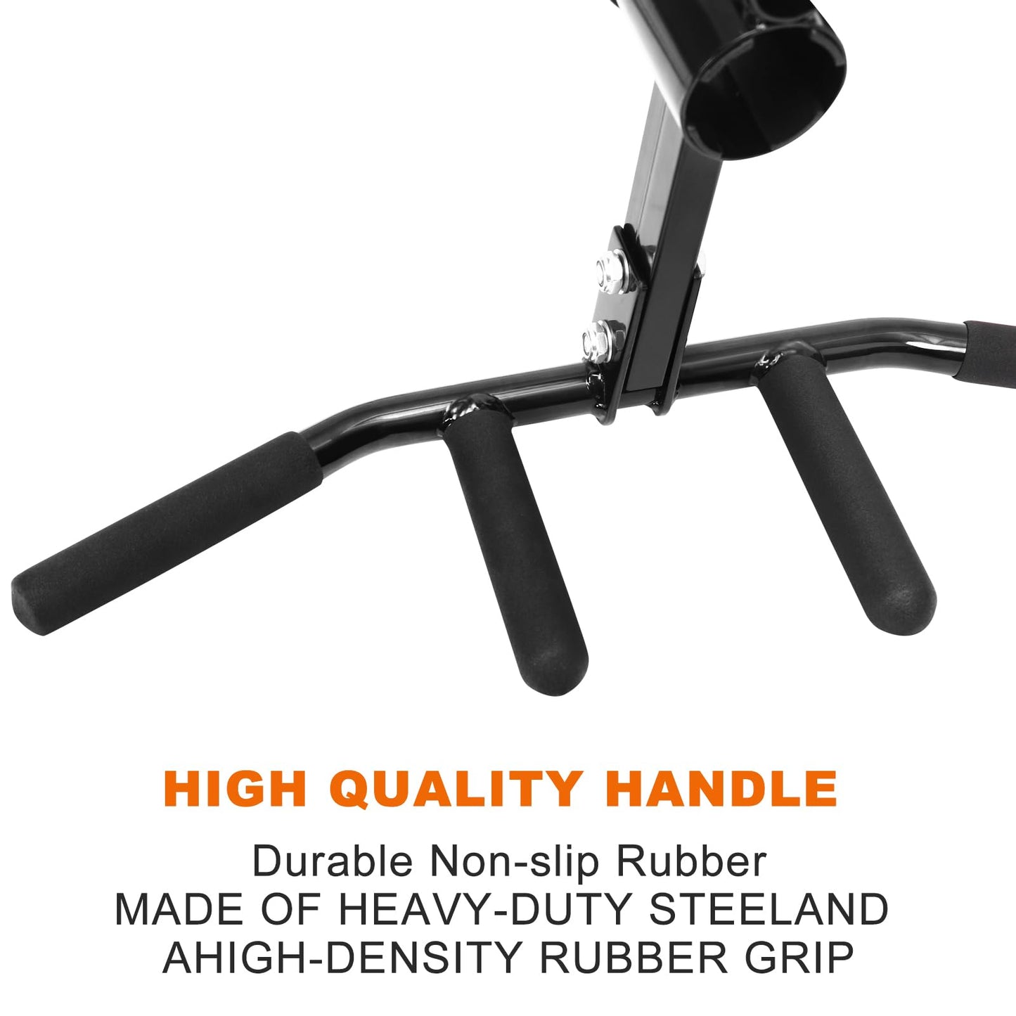 powerfeng T Bar Row Attachment Multi-Grip: T Bar Row Multi-Grip Handle Bar Attachment for 2Inch Olympic Barbell Bar & 1Inch Standard Bar Strength Workout Training