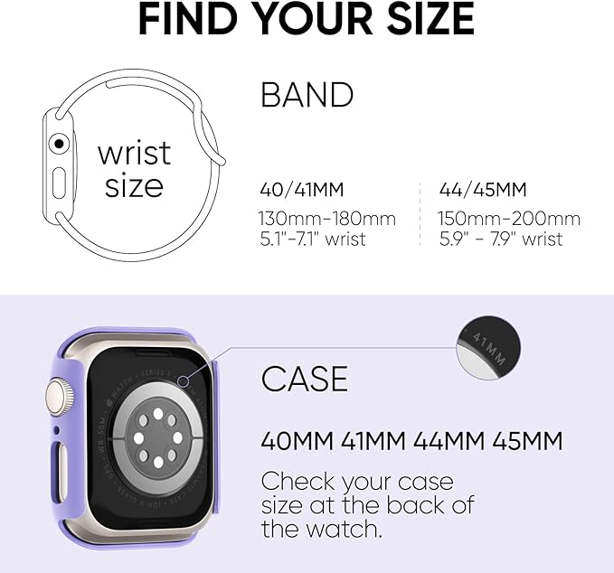 Compatible for Apple Watch Series 11 10 Band 46mm and Case with Screen Protector, Soft Silicone Sport Strap Bands and Protective Cover with Tempered Glass for iWatch Series 11 10