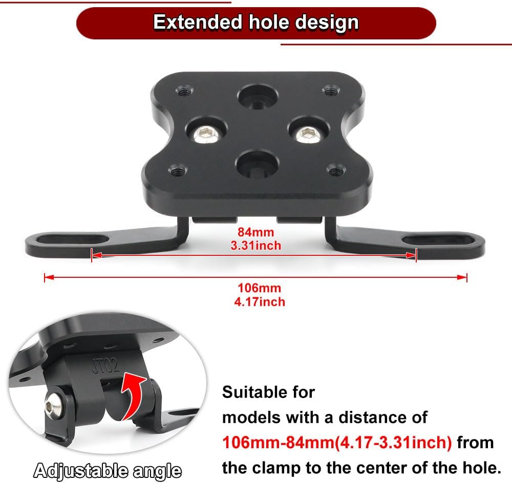 xitomer DR650 700 CB1000R MSX125 800 650 DR-Z400SM, Universal GPS Mount GPS Bracket Adapter Mount, Fit for tenere Grom