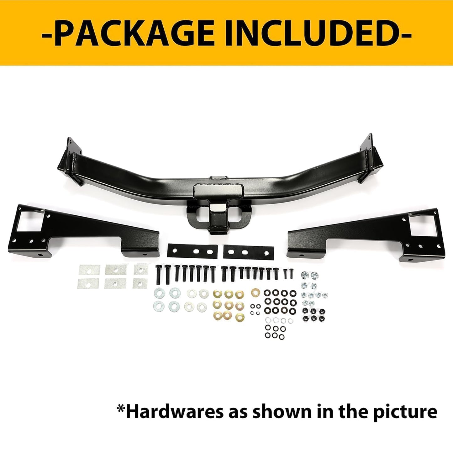 ECOTRIC Class 5 Trailer Tow Hitch W/2-Inch Receiver Compatible with Chevrolet Silverado GMC Sierra 2500HD 3500HD 2001-2010 Replacement for 41944