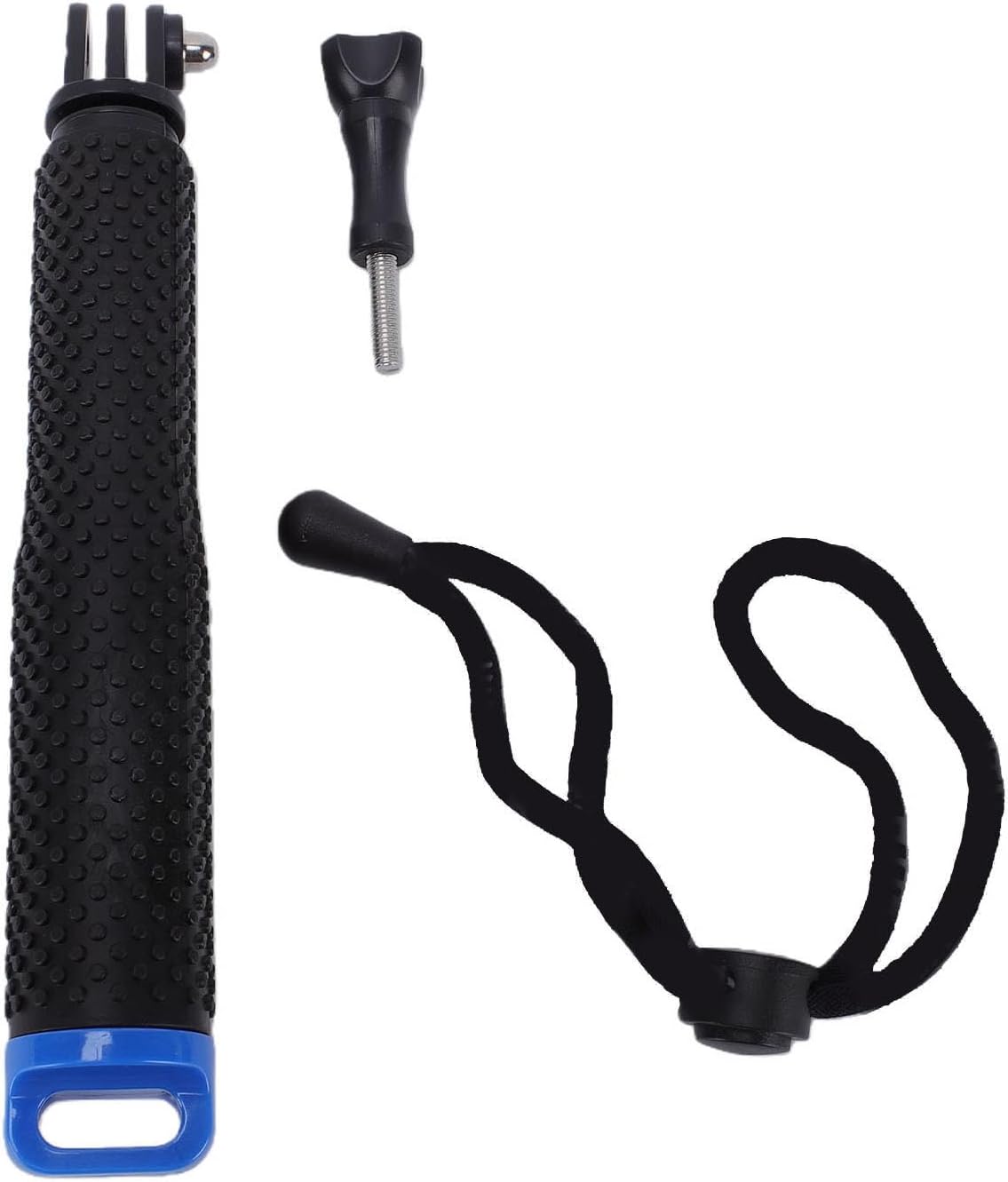 Dpofirs 4 Extendable Action Camera Selfie Stick, Section Telescoping Monopod with Adjustable Locking and Rubber Grip