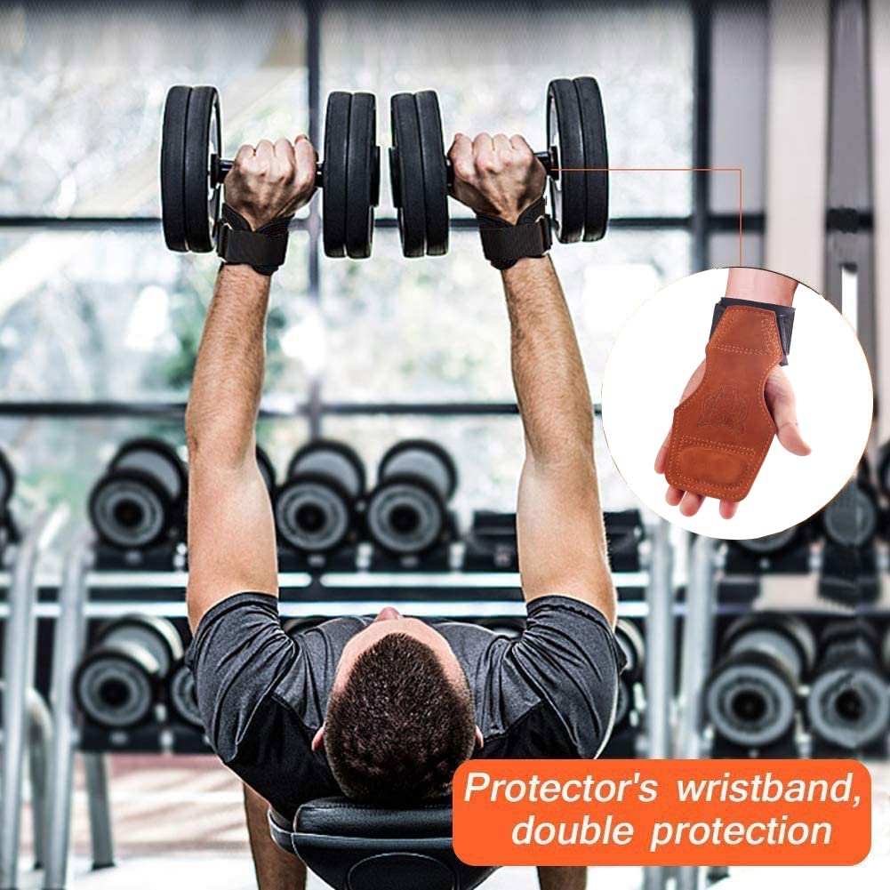 TAVIEW Wrist Straps for Weightlifting for Maximum Grip Support - Lifting Deadlift Strap & Weight Lifting Grips Gloves for Working Out Pull Up Deadlifting & Shrugs