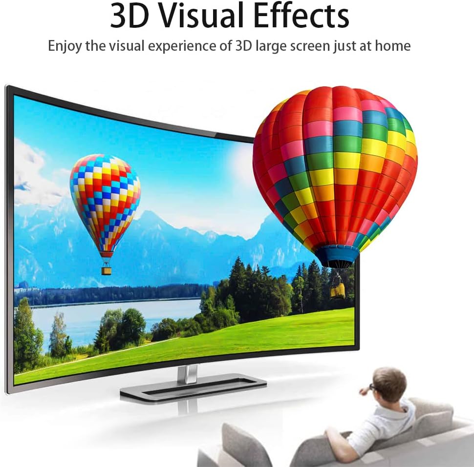 4K 40 4K 60HZ 18 2.0 2.2/1.4, 3D, 2160P,1080P 28AWG PS4/3, HDMI Cable Foot, High Speed Gbps HDMI Cable, HDR, HDCP HDMI