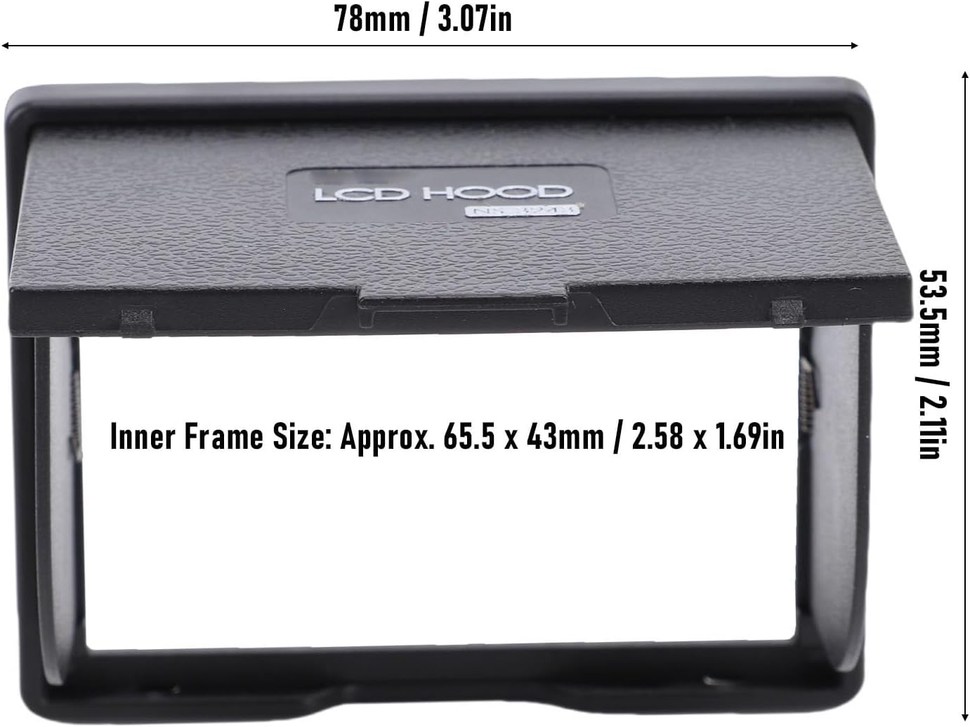 Vikye XT2 Camera LCD Sun Shade Professional Optical Sun Hood for XA Series Fits Magnetic Hood Viewfinder for Outdoor