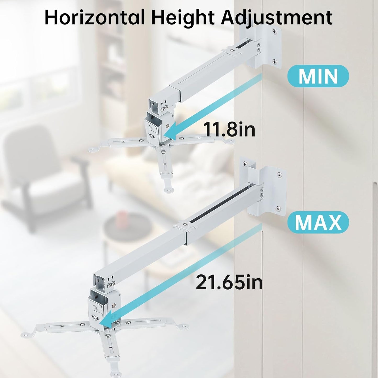 Runhike Projector Mounts Compatible with Epson Projector for Wall and Celling Mount,Ceiling Mount Compatible with Epson