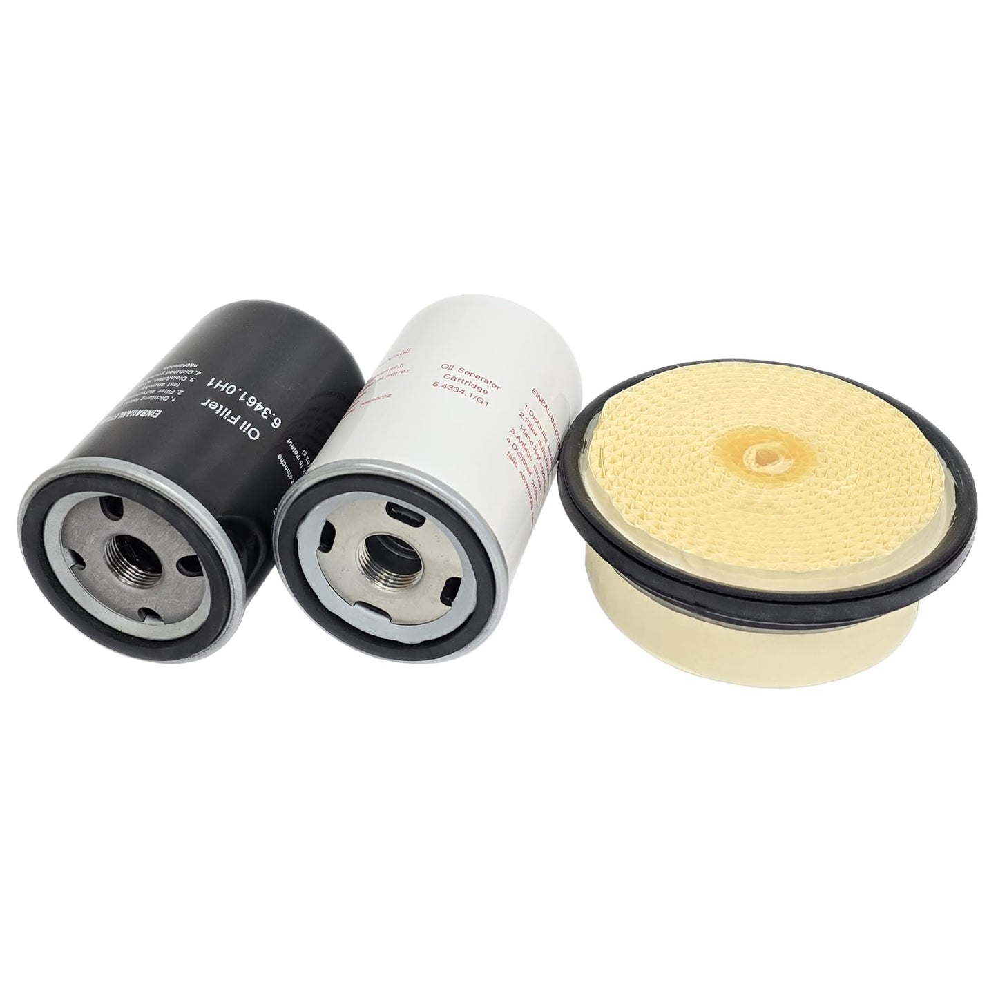 Filter Kit 6.4334.1 Oil Separator 6.3461.0 Oil Filter 6.4212.0 Air Filter Compatible with KAESER SX3/4/6/8 Screw Air Compressor Replacement Parts