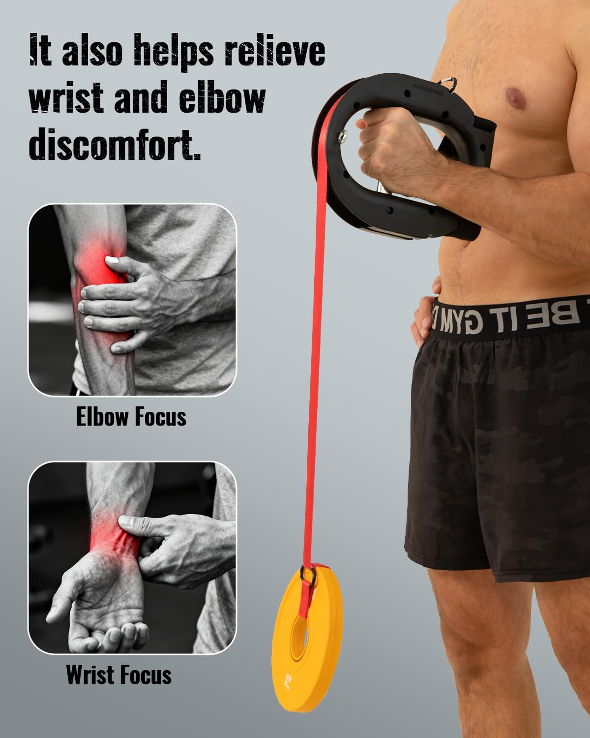 MARCHMARS Forearm Strengthener & Wrist Strengthener, Multi-Directional Forearm Exerciser, Portable Forearm Trainer for Muscle Building, Grip Strength and Rehabilitation